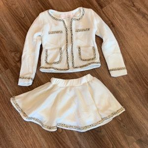 Two piece fancy outfit- size- 2-3T